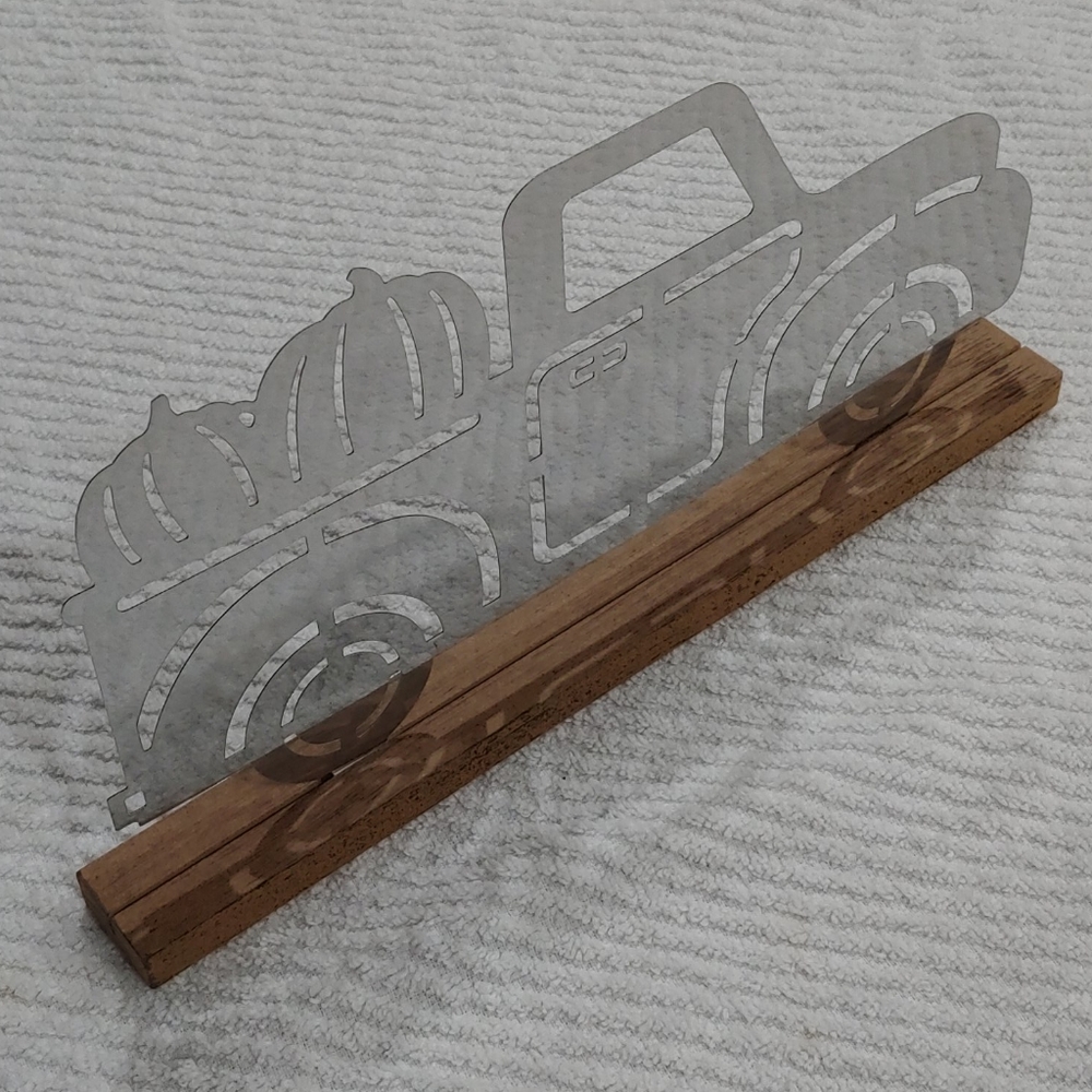 New!!! Fall Metal Pick Up Truck with Pumpkins!!! - Picture 5 of 5